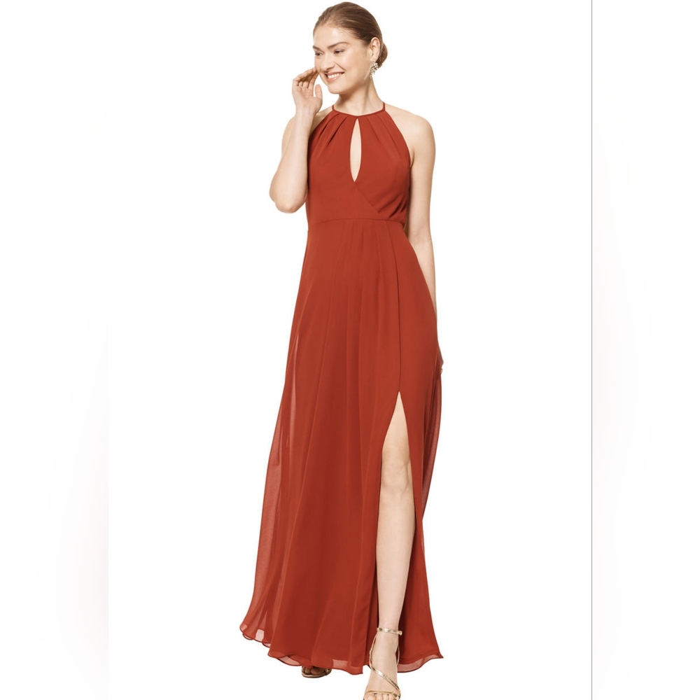 Bill Levkoff Dress Rust NWT